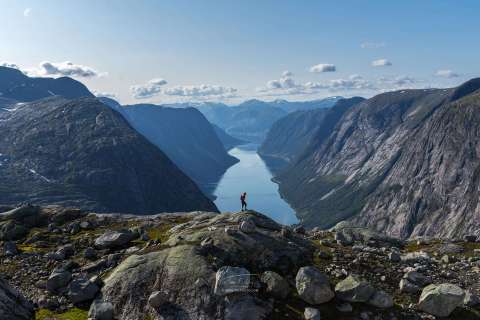 Kjøsnesfjorden sett fra Lundeskaret