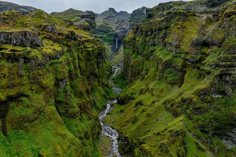 Mulagljufur Canyon på Island